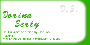 dorina serly business card